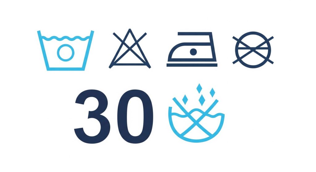 基本解説！洗濯表示の30とは何か？