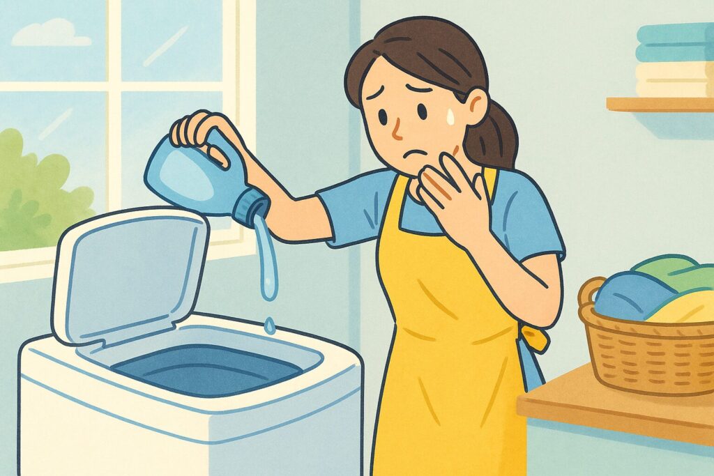 洗濯で洗剤を入れ忘れた場合の場面別チェック
