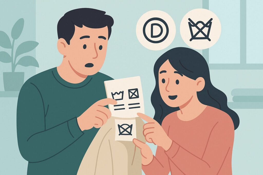 ドライクリーニング 水洗いしたらどうなるのか?