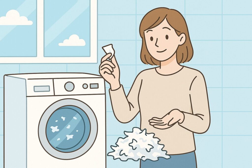 洗濯紙くず洗い直しで慌てないために知るべき基本